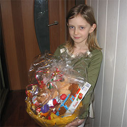 Geschenkkorb-Empfänger weltweit