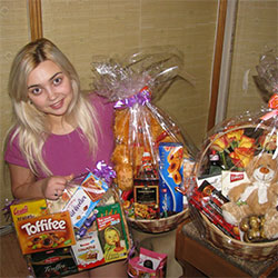 Geschenkkorb-Empfänger weltweit