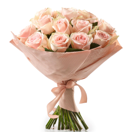 Blush Pink Rose Bouquet