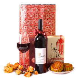Red Wine Mid Autumn Festival Gift