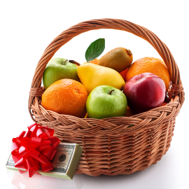 Fruit and Funds Basket