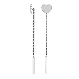 Heart Threaders Earrings