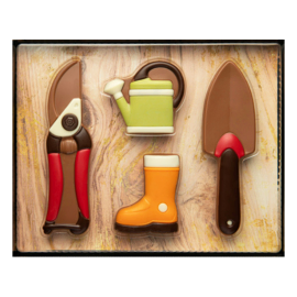 Milk Chocolate Garden Tools Gift Set