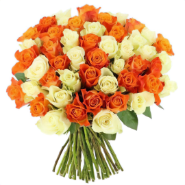 Sunset Elegance Rose Arrangement