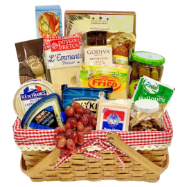 Vereinigte-Arabische-Emirate Geschenkkörbe mit Obst und Käse