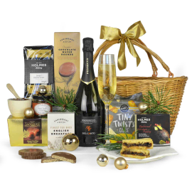 Opulent Festive Hamper in Willow Basket