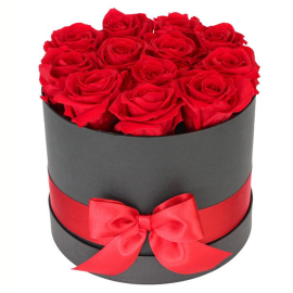 Everlasting Scarlet Rose Box