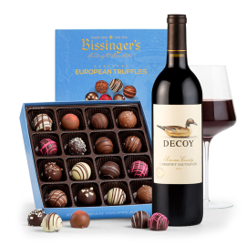 Festive Season Wine and Chocolate Gift