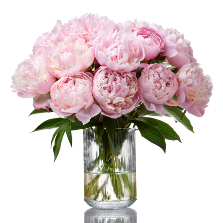 Zartrosa Pfingstrosenstrauß