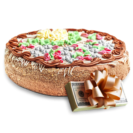 Griwna mit Kiewer Kuchen