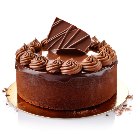 Ertrinken im Schokoladen-Kuchen