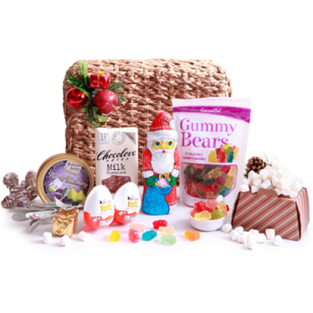 Feiertags-süßer Korb