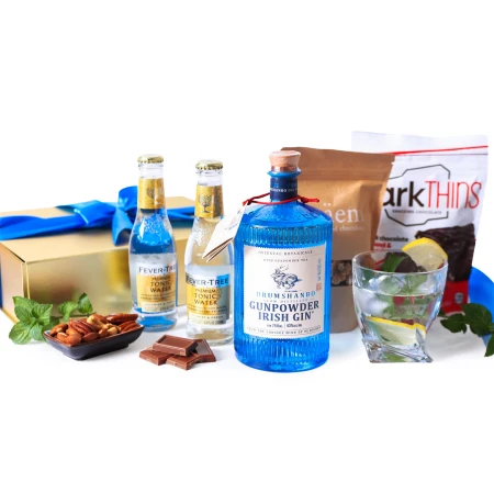 Irish Gin and Gourmet Treats Gift Box