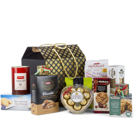 Goldene Gourmet-Box