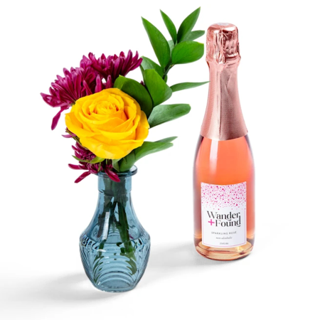 Funkelndes Rosenblüten-Set