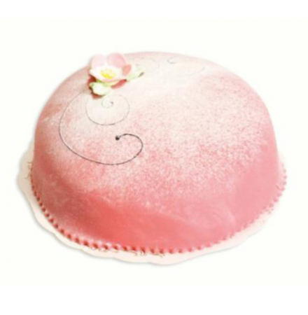 Der perfekte rosa Kuchen