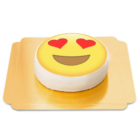 Herz Auge Emoji Kuchen
