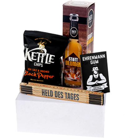 The Hero Gift Snacks und Bier