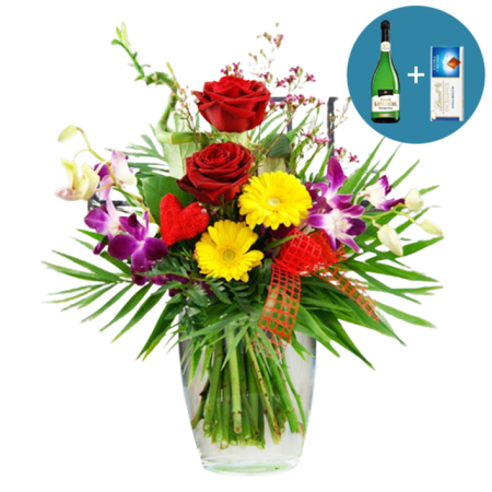 Lebhaftes Arrangement