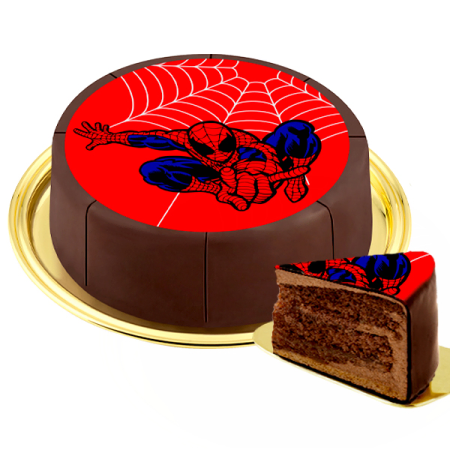 Spiderman-Kuchen Ihrer Wahl