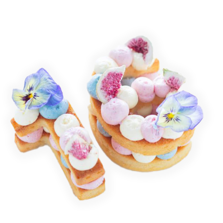 Hip Hip Hurra Zahlenkuchen