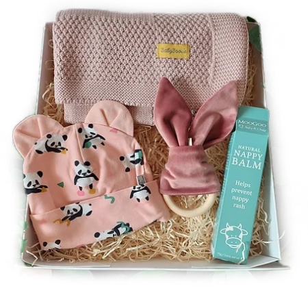 Baby-Mädchen-Geschenkkorb