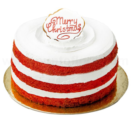 Weihnachtlicher Samtkuchen mit festlicher Note