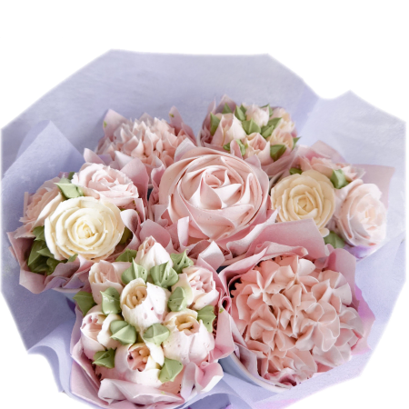 Ein wunderschöner Strauß Buttercreme