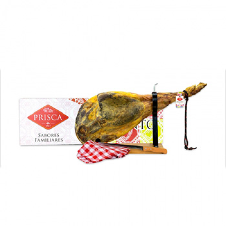 Rotwein und Schinken