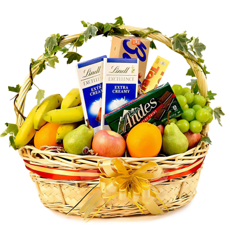 Obst- und Schokoladenfreude