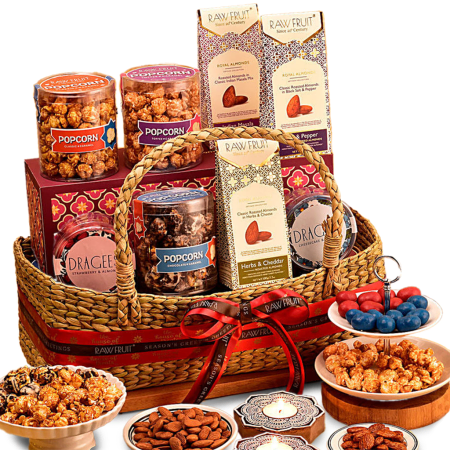 Korb mit Ramadan-Köstlichkeiten