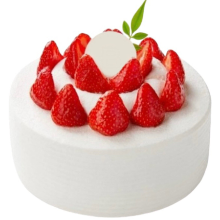 Erdbeeren und Sahnetorte