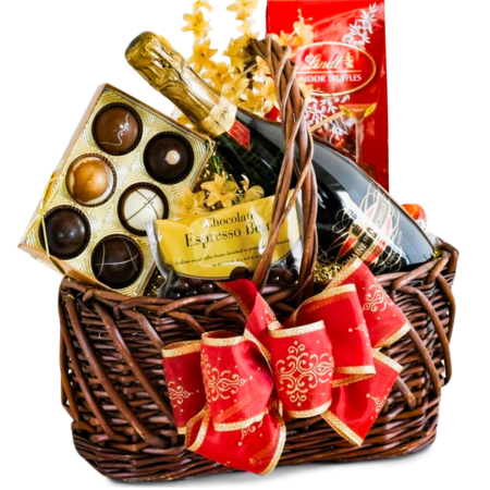 Festliche Schokolade und Apfelwein