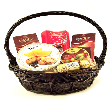 Süßer Korb der Liebe