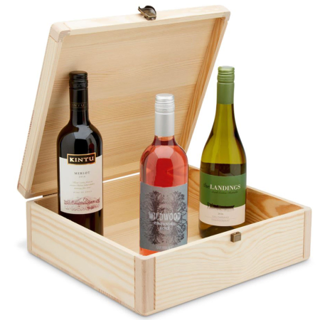 Ein Trio erlesener Weine