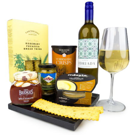 Chardonnay und himmlischen Dip Sampling