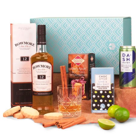 Bowmore Whisky und Gourmet-Leckereien als Geschenk
