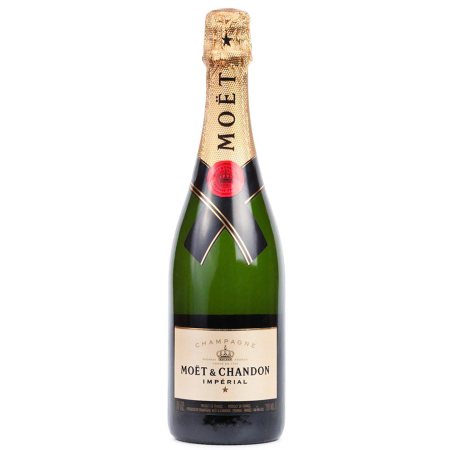 Volle Flasche Moet und Chandon Imperial Champagner