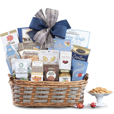 Geschenkkorb mit koscheren Köstlichkeiten