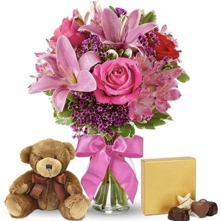 Rote und rosa Perfektion