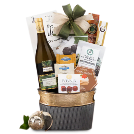 Süßer und herzhafter Chardonnay-Korb