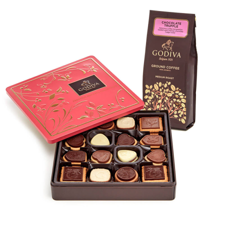 Das perfekte Set aus Kaffee und Keksen