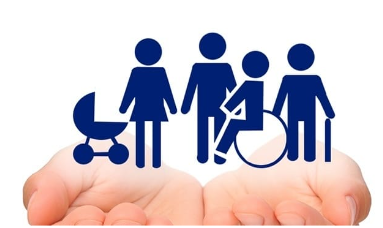 Facebook group «Благодійна допомога продуктами: інвалідам, одиноким матерям та пенсіонерам» logo